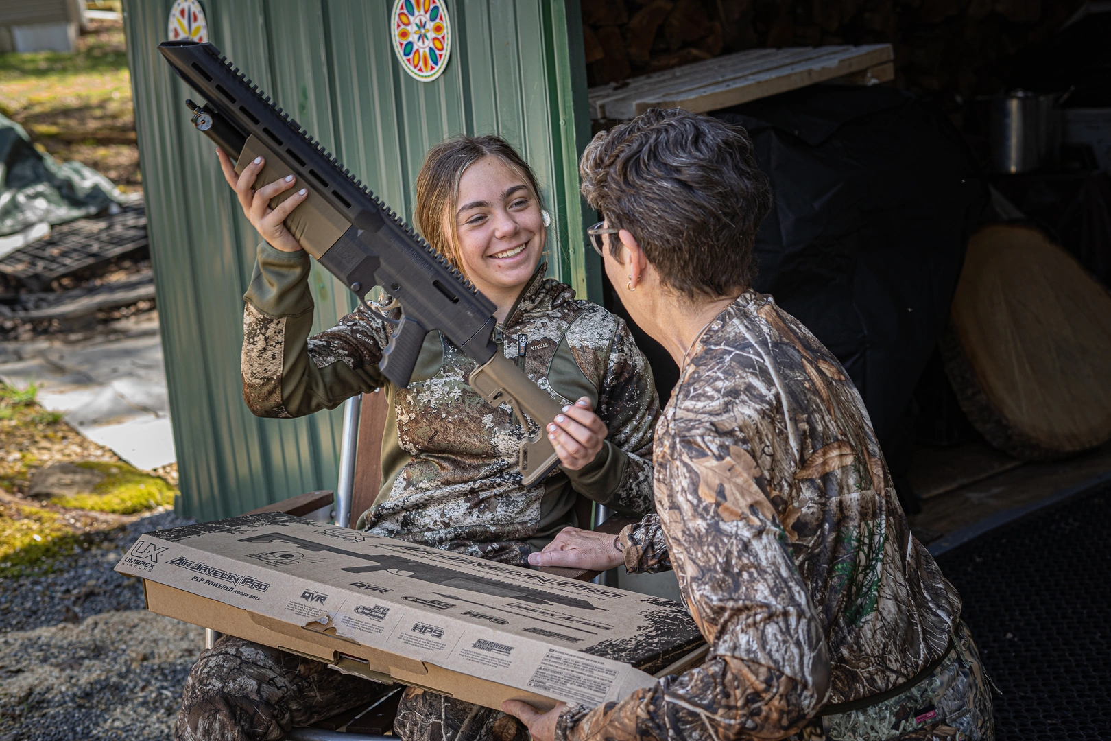 CAMI BROSSMAN WITH HER UMAREX AIRJAVELIN PRO